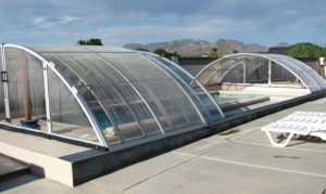 Model E swimming pool enclosure