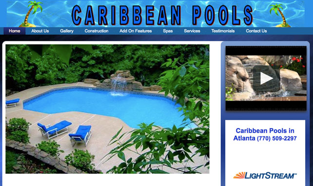 75. Caribbean Pools.