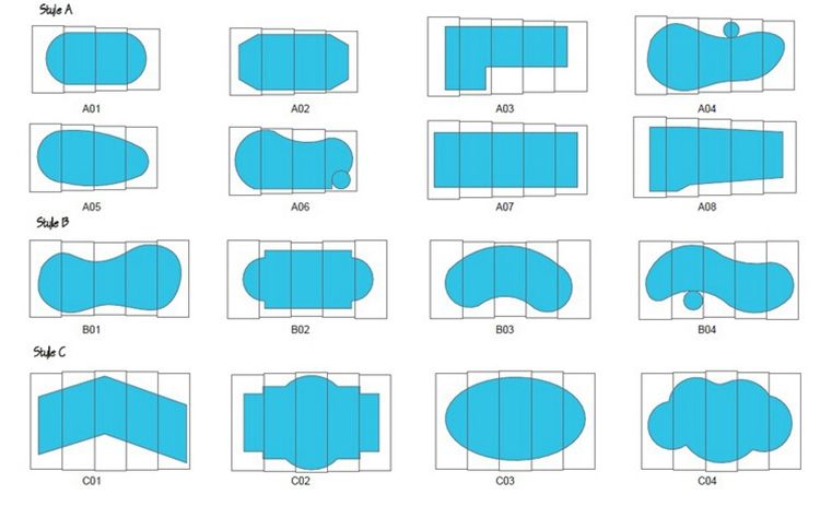 Swimming pool designs