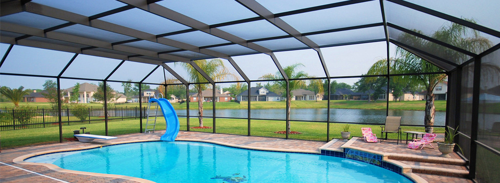 Screen room enclosure