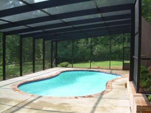 Sunroom enclosure for pools