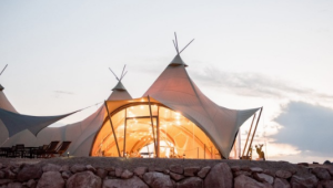 glamping dome in other activities