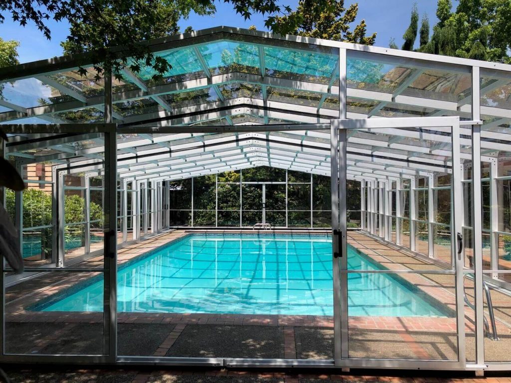 Swimming Pool Enclosure model G High Profile Type Excelite Pool