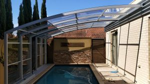 Wall Mounted Pool Enclosure