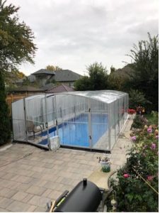 Y-11 style pool enclosure
